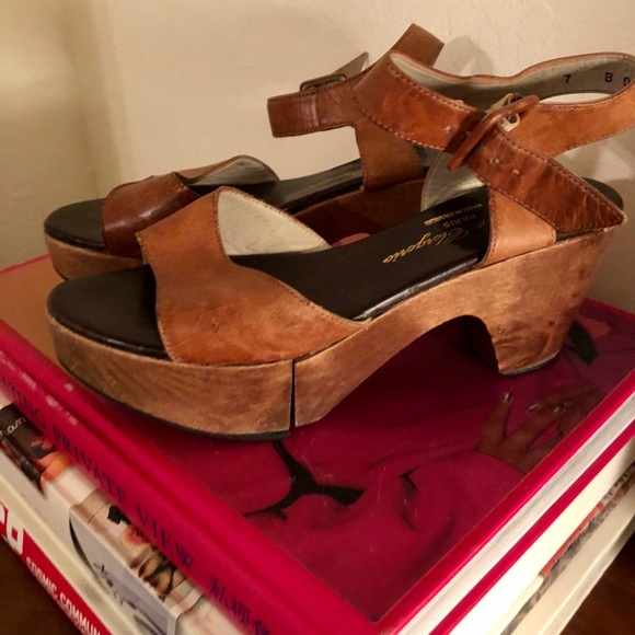 Robert Clergerie Peri Platform Sandal, Size 7.5 - Picture 3 of 5